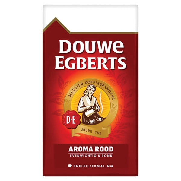Douwe Egberts snelfilterkoffie aroma rood