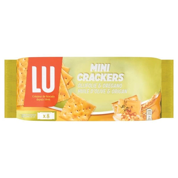 Lu Crackers Mini Olijf Oregano