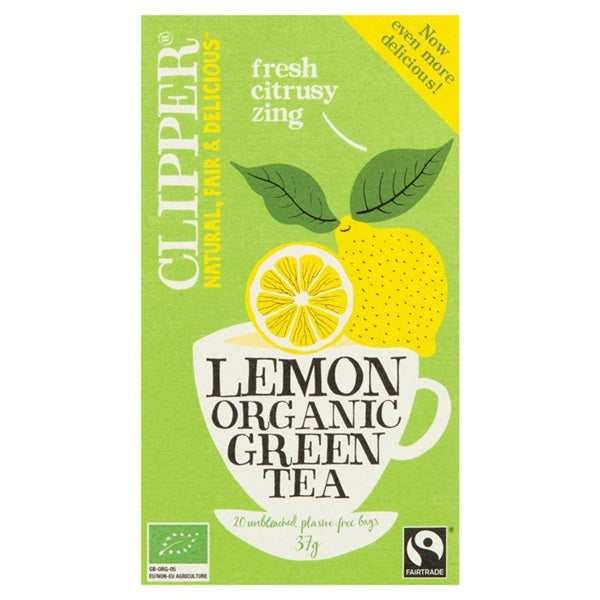 Clipper green lemon tea