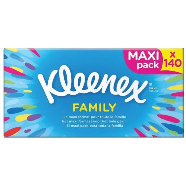 Kleenex tissues family