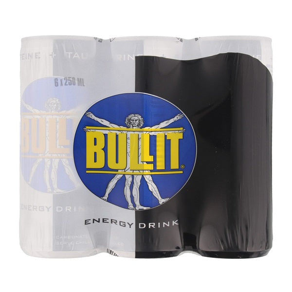 Bullit Energydrank 6 Pack Blik 250Ml