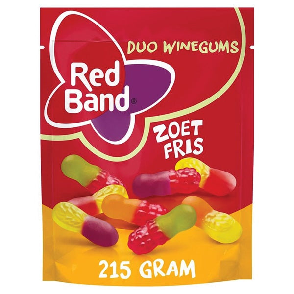 Red Band duo winegums zoet fris