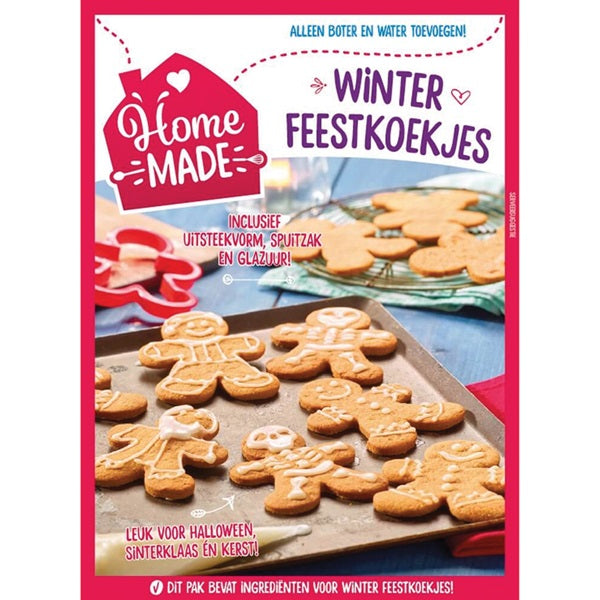 Home Made mix voor winterfeest koekjes