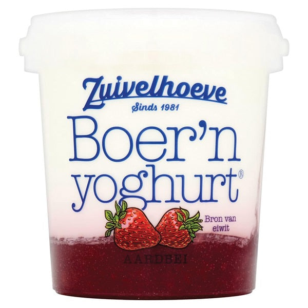 Zuivelhoeve yoghurt aardbei