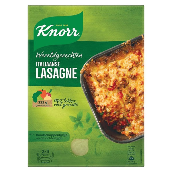 Knorr Wereldgerechten Italiaanse lasagne bolognese