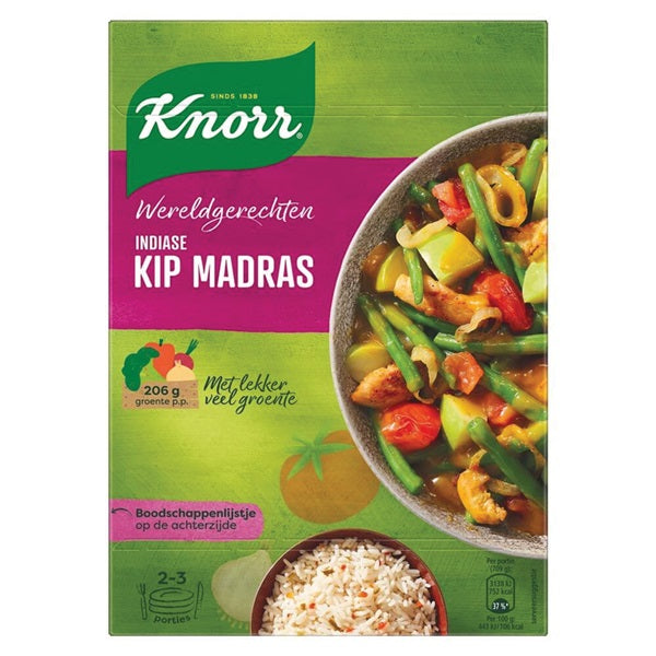 Knorr Wereldgerechten Indiase kip Madras