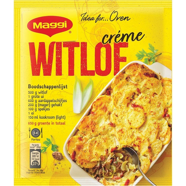Maggi ovenschotel witlof crèmesaus