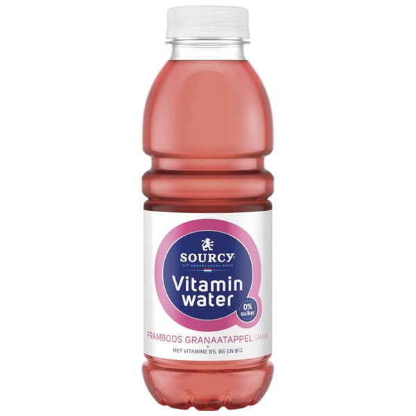 Sourcy vitaminwater framb-granaat 0%