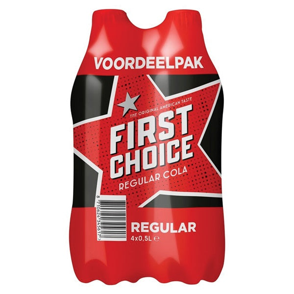 First Choice cola regular fl 4x500 ml