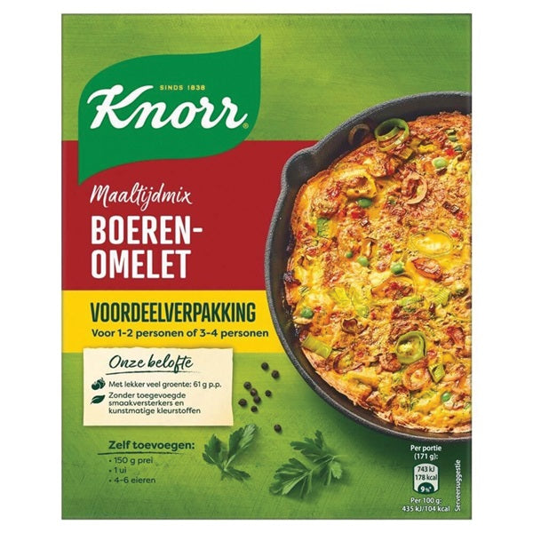 Knorr mix boeren omelet