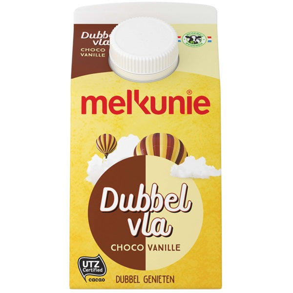 Melkunie Dubbelvla Vanille/Chocolade