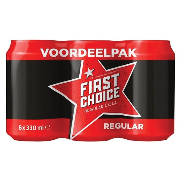 First Choice cola blik multipack