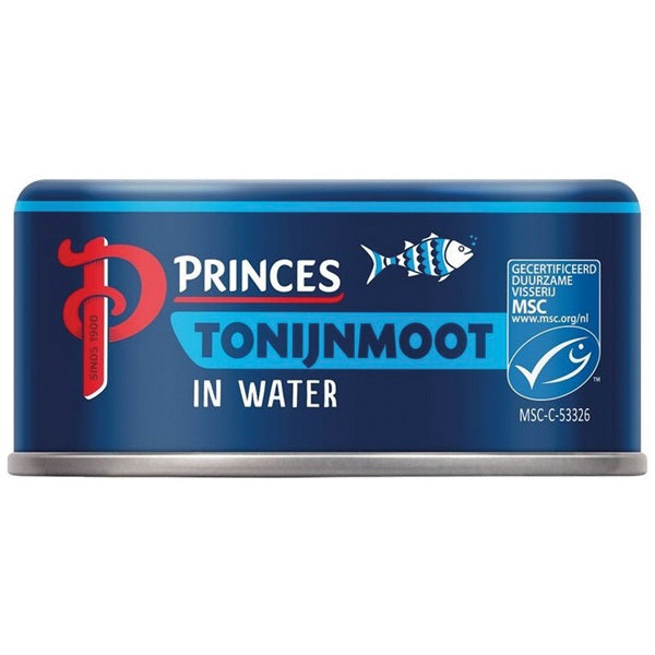 Princes tonijnmoot in water