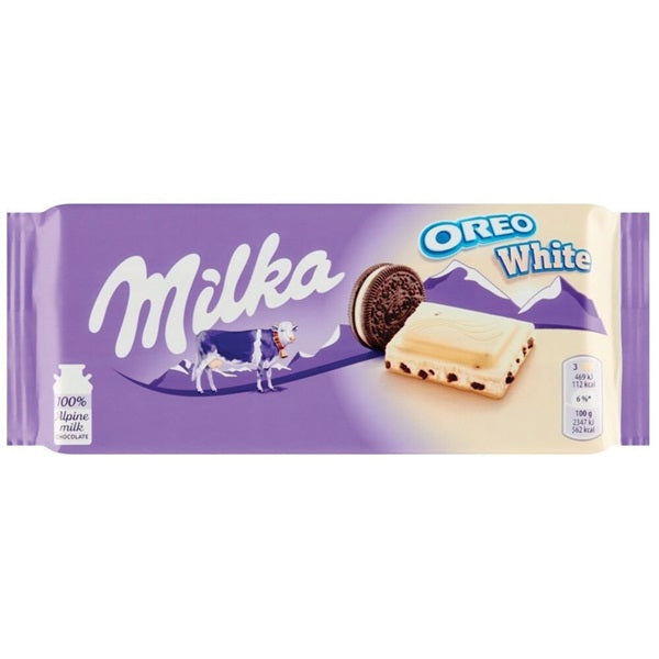 Milka chocoladereep oreo white