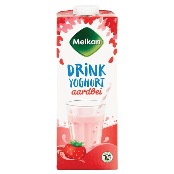 Melkan drinkyoghurt aardbei