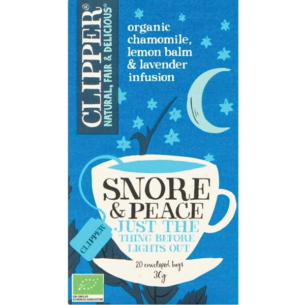 Clipper Snore & peace tea