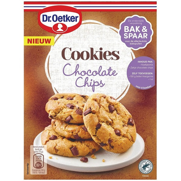 Dr. Oetker cookies chocolate chips