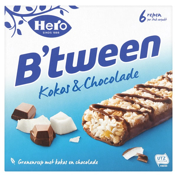 Hero B'tween granenreep kokos & chocolade
