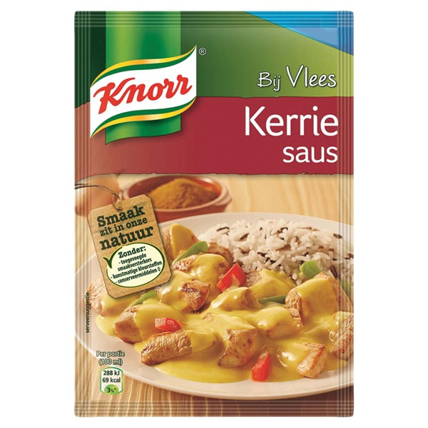 Knorr mix voor saus kerrie
