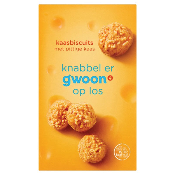 Gwoon zoutjes kaasbiscuits