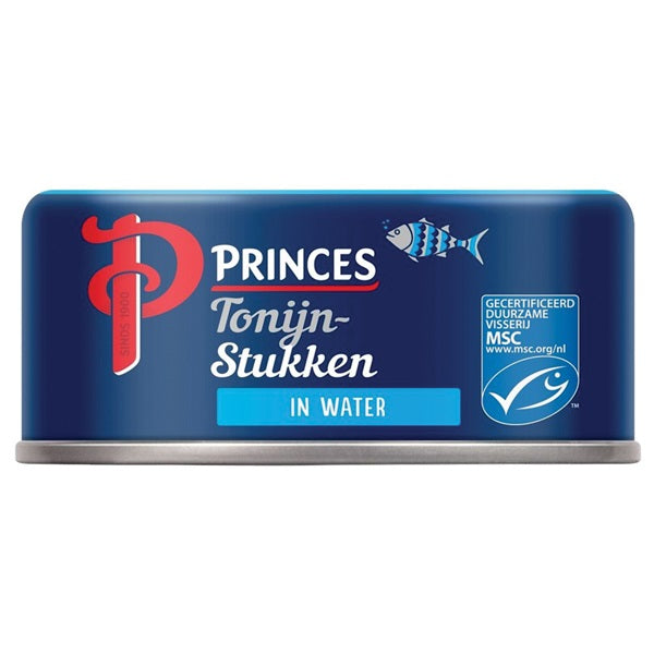 Princes tonijnstukken in water